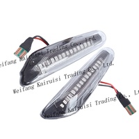 Pour BMW E46 E90 1/3/5 série dynamique LED marqueur latéral indicateur de garde-boue clignotant