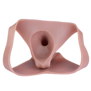 S8520 8,86 ''largo consolador vaina triángulo silicona pene pantalones adulto usable realista pene manga hombre pene extensor juguetes sexuales - Product Image 2