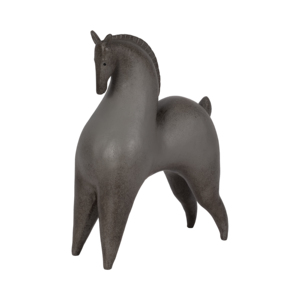 Scultura in Resina di Cavallo Curvo, Decorazione Moderna per Casa, Soggiorno, Bagno, Ufficio, Esposizione su Mensola - Product Image 2