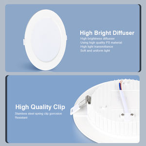 Foco comercial Techo antideslumbrante Led Downlight Trimless Empotrado Down Light para Hotel Downlights - Product Image 5