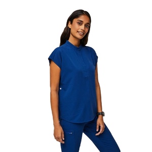 Uniformes médicaux personnalisés, ensemble de gaines reines, Logo personnalisé, uniformes d'hôpital, uniformes de soins infirmiers, uniforme de Spa bleu Royal