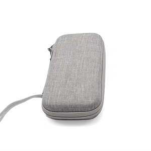 Sac de transport écologique grand format en maille carrée, étui rigide en PU imperméable avec fermeture éclair pratique, en matériau EVA, pour rangement de jeux et voyage - Product Image 1