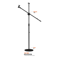 Support de sol pour microphone IS-72B Support de micro portable Scène flexible Diffusion en direct Performance de karaoké