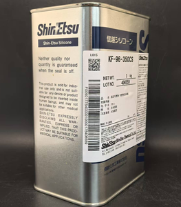 Huile de silicone diméthylique à viscosité moyenne ShinEtsu <span class=keywords><strong>KF</strong></span>-96-350CS 1 kg pour l'électrique <span class=keywords><strong>automobile</strong></span> - Product Image 1