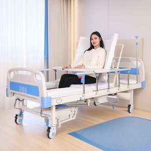 Cama de enfermería manual Baoxin con respaldo medio completo curvo para pacientes mayores y discapacitados - Product Image 1