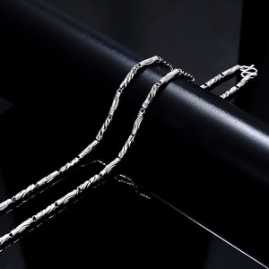 Catena <span class=keywords><strong>Lunga</strong></span> in <span class=keywords><strong>Argento</strong></span> Sterling 925 di Alta Qualità, Adatta per Uomo - Product Image 3