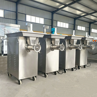 Machine à hacher la viande industrielle pour le bœuf, le porc, le poulet, les saucisses, les hamburgers, les boulettes de viande et la préparation d'aliments pour animaux de compagnie