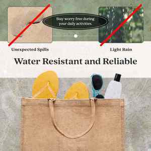 Bolsa de Yute de Alta Calidad para Compras, con Asa Gruesa y Resistente, de Fábrica - Product Image 2