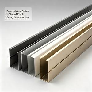 Système de plafond suspendu commercial en alliage d'aluminium, grille de panneaux de plafond suspendus pour l'intérieur des bâtiments - Product Image 3