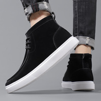 Bottes en cuir pour hommes tendance de haute qualité, taille plus 39-48, antidérapantes en caoutchouc, en daim, vente en gros d'usine