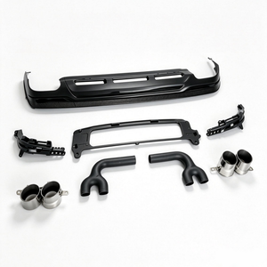 Nouveau kit carrosserie style RSQ7 pour <span class=keywords><strong>Audi</strong></span> <span class=keywords><strong>Q7</strong></span> Série <span class=keywords><strong>4M</strong></span> 4MG 2020-2024 – Amélioration pare-chocs arrière RSQ7 <span class=keywords><strong>4M</strong></span> avec diffuseur et lèvre, fixation par boulons, ajustement universel - Product Image 1