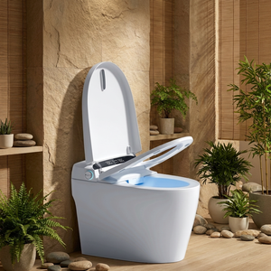 Inodoro Inteligente de Cerámica con Control Remoto, Asiento con Calefacción, Sensor de Movimiento, Diseño Innovador, Sanitario Automático de Una Pieza - Product Image 1