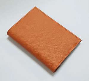 Portafoglio Porta Carte di Credito di Lusso da <span class=keywords><strong>Uomo</strong></span> e Donna in Pelle di Vitello Epsom a Tinta Unita, Sottile e Compatto, con Scatola - Product Image 4