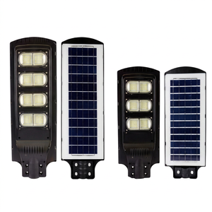 ไฟถนนโซลาร์เซลล์ LED 150W IP65 ABS ติดผนังภายนอก 5000K แสงเดย์ไลท์ ตัวเรือนอะลูมิเนียมอัลลอย - Product Image 1