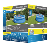 Meistverkaufter Aufblasbarer Swimmingpool aus PVC-Material Faltbarer Tragbarer Oberirdischer Swimmingpool für Familienspaß