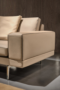 Juego de sofás de cuero de diseño, muebles para salón público, área de recepción, muebles de oficina, sala de espera, sofá, sofá para presidente, asientos - Product Image 4