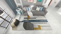 Alfombra de nailon Wilton de gran oferta de fábrica, alfombra minimalista moderna para sala de estar, alfombra suave y cómoda para suelo, alfombras y alfombras
