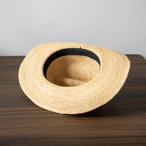 <span class=keywords><strong>2025</strong></span> 2026 <span class=keywords><strong>New</strong></span> Arrival mùa hè thời trang xu hướng handmade Tây cao bồi hat Raffia rơm bãi biển Sun hat - Product Image 5