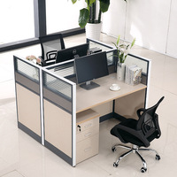 Usine personnalisée système meubles de bureau feuille de mélamine poste de travail bureau style design moderne