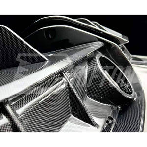 Juego de difusor trasero para actualización de fibra de carbono Ferrari F8 Tributo Spider - Product Image 5