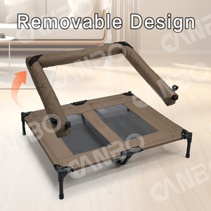 CanboPet-Cama elevada para perros al aire libre con almohada, portátil, lavable, cálida, para mascotas - Product Image 6