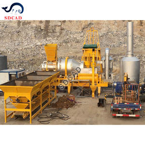 ماكينة خلط الأسفلت المتنقلة 10-40 t/ h ، خلاط خرسانة صغير لخلط الأسفلت بيتومين - Product Image 3