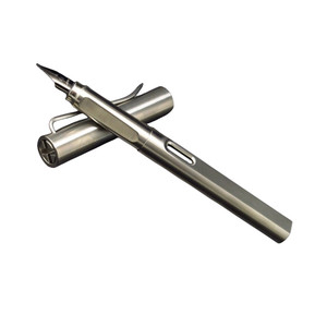 <span class=keywords><strong>Il</strong></span> nuovo modello di penna stilografica Business in titanio con logo personalizzato - Product Image 1