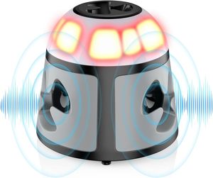 Sjz mới nâng cấp siêu âm rodent Repellent cho chuột rat sóc PIR cảm biến đèn flash 4 loa Pest <span class=keywords><strong>Repeller</strong></span> siêu âm - Product Image 1