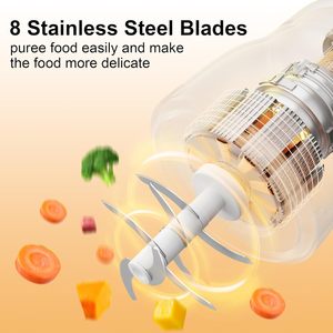 Máquina para Hacer Comida para Bebés, Multifuncional, de Acero Inoxidable, para Picar Frutas y Verduras - Product Image 3