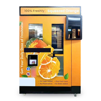 Aanpasbare kleur 21,6 inch touchscreen sinaasappelsap automaat met automatische reinigingsfunctie, compressor koeling en remote monitoring