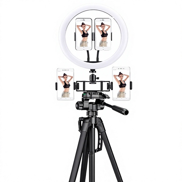 WT3560 Monocular Tripod for Mirrorless Cameras Mobile Phone Live Streaming Portable Professional Outdoor Stand Aluminum