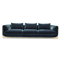 Direktvertrieb 2023 Ledersofa Designer-Villa Großes Wohnzimmer Luxuriöses Mehrsitzer-Sofa
