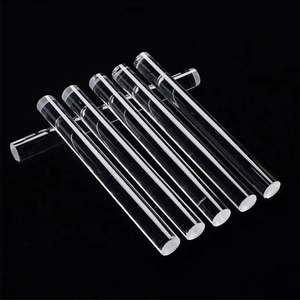 Lente de varilla de guía de luz de vidrio óptico resistente a la temperatura de sílice fundida de borosilicato de alta transmitancia personalizada del fabricante - Product Image 2