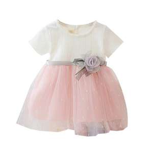 Robes pour filles de style coréen, mode décontractée, dentelle fantaisie, fleurs, robe pour bébé et enfant - Product Image 5