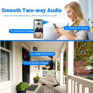 ICSee 4MP açık <span class=keywords><strong>IP</strong></span> kamera 180 Ultra geniş görüş açısı panoramik WIFI kamera <span class=keywords><strong>HD</strong></span> çift Lens güvenlik kamera - Product Image 2