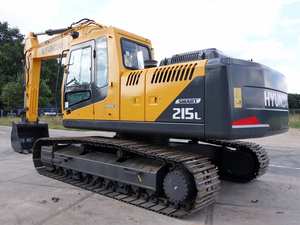 Excavadora de ruedas Hyundai R215 original de Corea, excavadoras usadas de 21 toneladas - Product Image 6