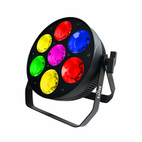 Les lumières de dj a mené le pair, silencieux équipement de fête 7x30w RVB a mené la lumière d'étape