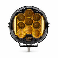 Nouvelle barre lumineuse de travail latérale HSSH 7 pouces en aluminium blanc à LED 90W 5000 lm IP67 étanche 10-30V DC pour la modification automobile