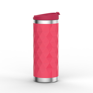 Tazza Termica in Acciaio Inox a Forma di Diamante Colorata per Ufficio e Viaggio Tazza da Caffè con Logo Personalizzato Coperchio Antigoccia - Product Image 2