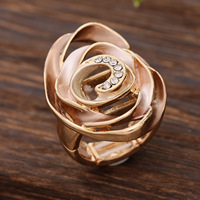 Hochwertiger 2026 Neuer Trendiger Zinklegierung 18k Vergoldeter Emaille Bunter Blumen-Schmetterling Damenring Accessoires Großhandel