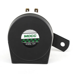 Vente en gros de klaxons électriques pour vélos, motos, scooters et motocyclettes, 12V, haute puissance sonore, 510Hz, étanches, durables (métal + plastique) - Product Image 1