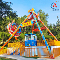 Manège à Pendule Géant d'Extérieur Fabriqué en Chine, Attractions Mécaniques pour Parcs d'Attractions, pour Adultes, en Métal et Fibre de Verre, Haute Capacité
