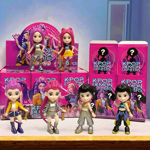 Vendita Calda: Set di 6 Figurine Cartoon K per Cacciatori di Demoni, Scatola Misteriosa, Action Figure in PVC, Giocattoli da Collezione in Scala 1/6, 8cm, 12+ - Product Image 5