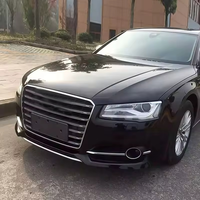 Kits de Parachoques Delanteros para Auto A8 S8, Kits de Carrocería Estilo S8 con Parrilla Negra para Audi A8 D4 PA 2015 2016 2017 2018