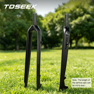 Horquilla Rígida de Carbono TOSEEK para Bicicleta de Montaña, 26/27.5/29 Pulgadas, QR 9x100, Freno de Disco, Superligera, Recta, 160 mm, XC, All Mountain, Trail, Racing, Upgrade - Product Image 1