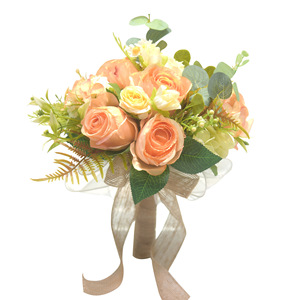 2026 Modern Wedding Bouquets Crystal Roses Bridal Bridesmaid Hand Holding Silk <b>Artificial</b> <b>Flowers</b> Toss Bouquet - Product Image 3