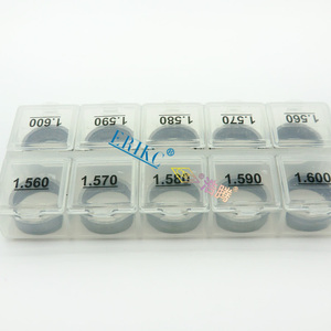 Erikc B26 phun Gasket Kit và phổ biến đường sắt vòi phun kim van Lift điều chỉnh miếng Chêm, diesel phun Gasket Kích thước: 1.56-1.60mm - Product Image 4