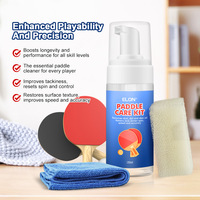 Nettoyant Naturel Portable 150ml pour Raquettes de Tennis de Table, de Pickleball et de Ping-Pong OEM Personnalisé avec Chiffon et Éponge