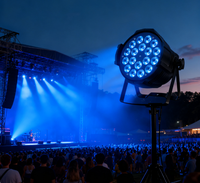Haute qualité 18x10W RGBWA LED Stage Light Series Premium Quality DMX512 Système d'éclairage contrôlé