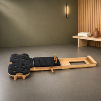 Reformer de Pilates pliable en bois RIVA avec ressorts certifiés - Équipement de studio et de gym de Pilates réglable et portable